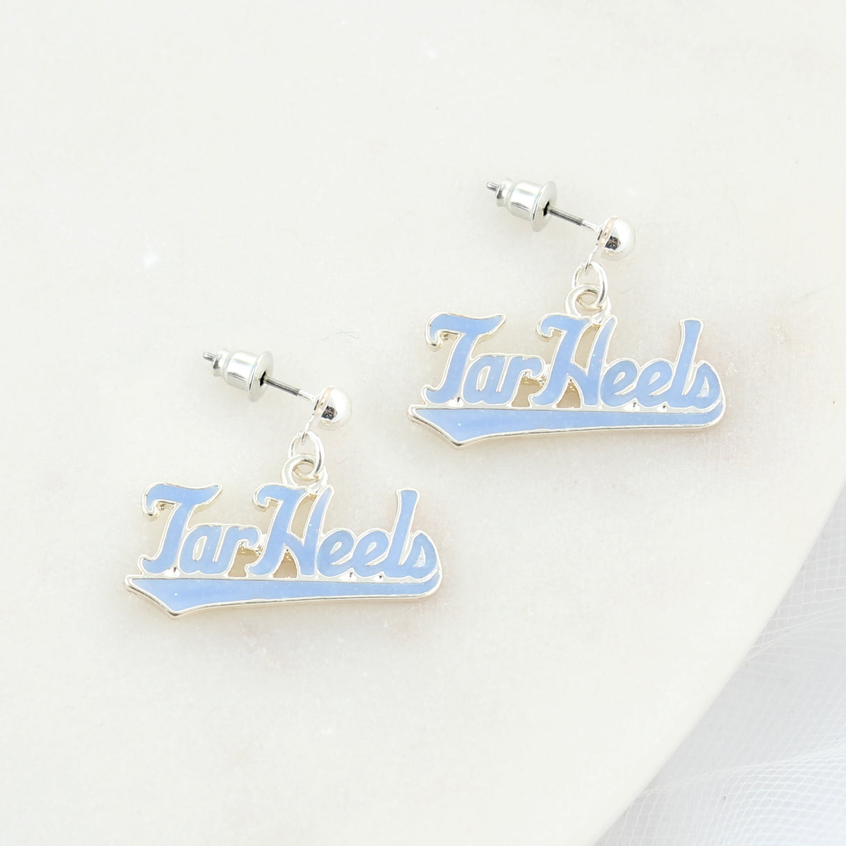 North Carolina Slogan Earrings