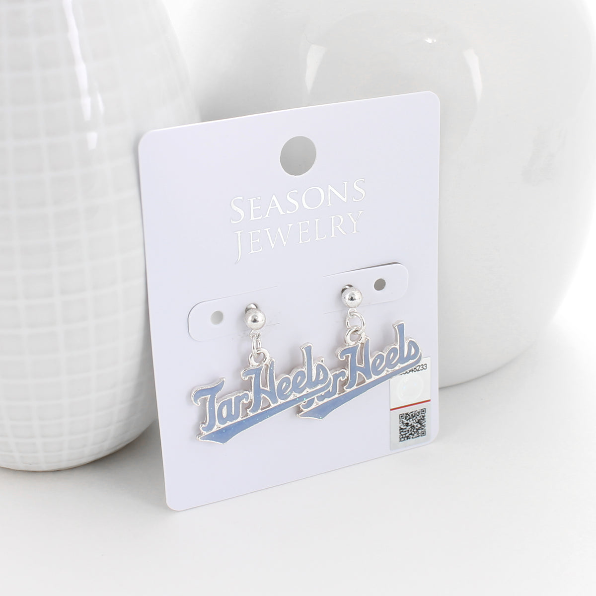 North Carolina Slogan Earrings