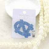 North Carolina Crystal Logo Pin