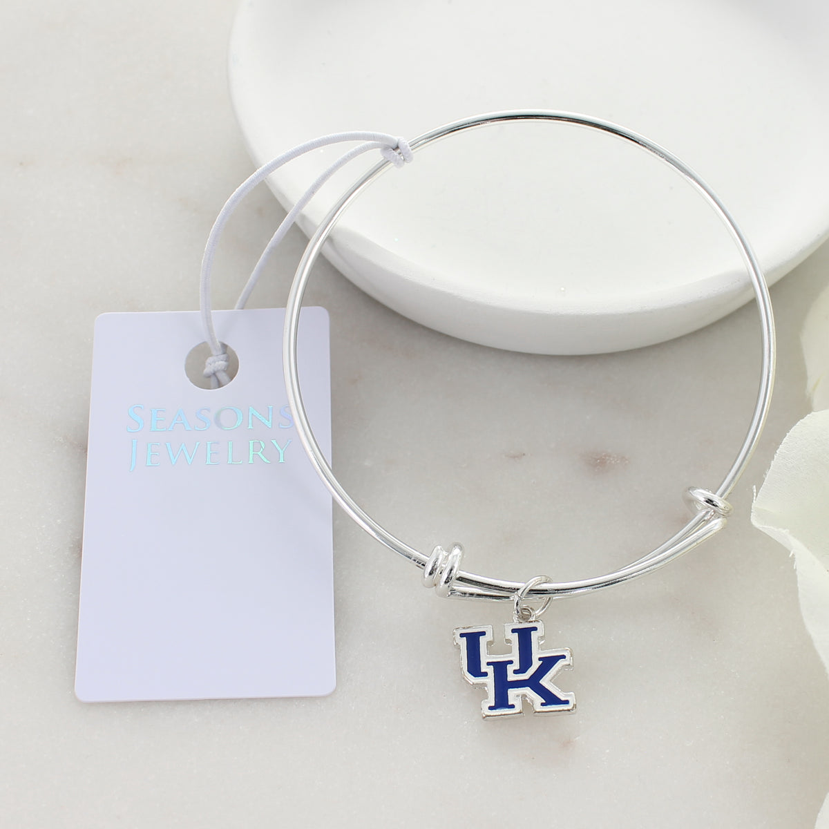 Kentucky Enamel Logo Wire Bracelet