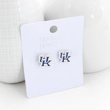 Kentucky Enamel Logo Stud Earrings