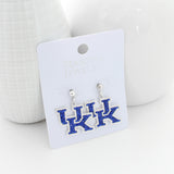 Kentucky Crystal Logo Earring