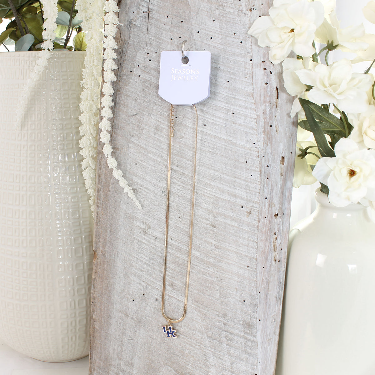 18” Kentucky Gold & Enamel Logo Necklace