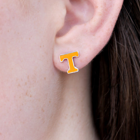 Tennessee Enamel Logo Stud Earrings
