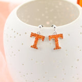 Tennessee Crystal Logo Earrings