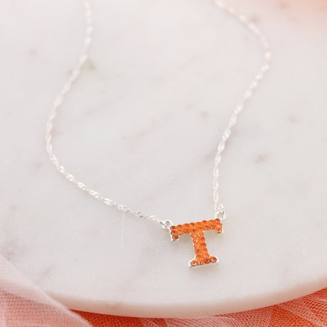 Tennessee Crystal Logo Necklace