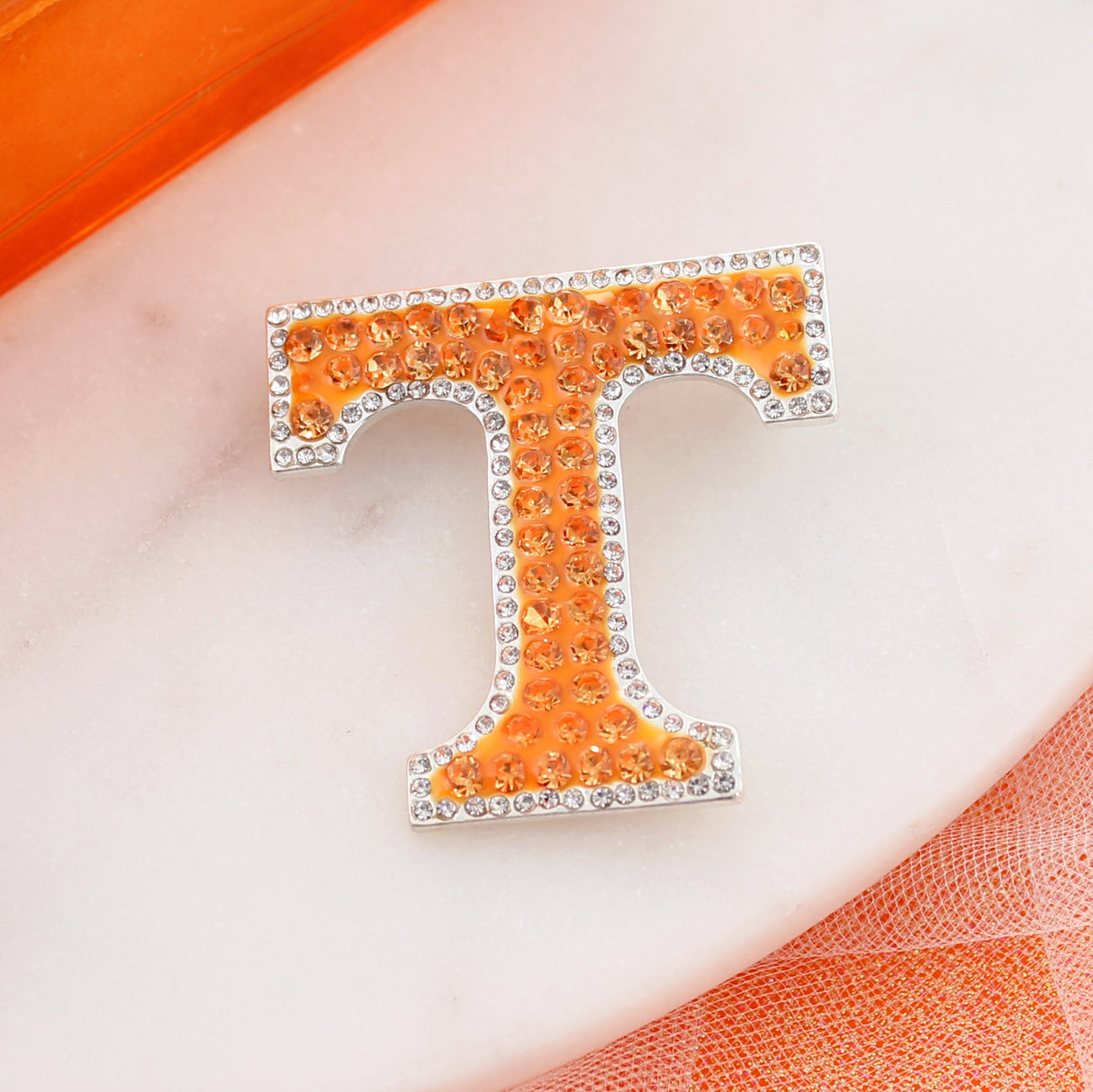 Tennessee Crystal Logo Pin