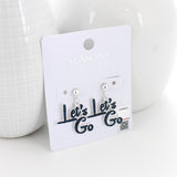 West Virginia Slogan Earrings