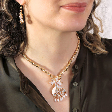 Crystal Angel Pin/Pendant