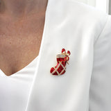Vintage Stocking Pin/Pendant