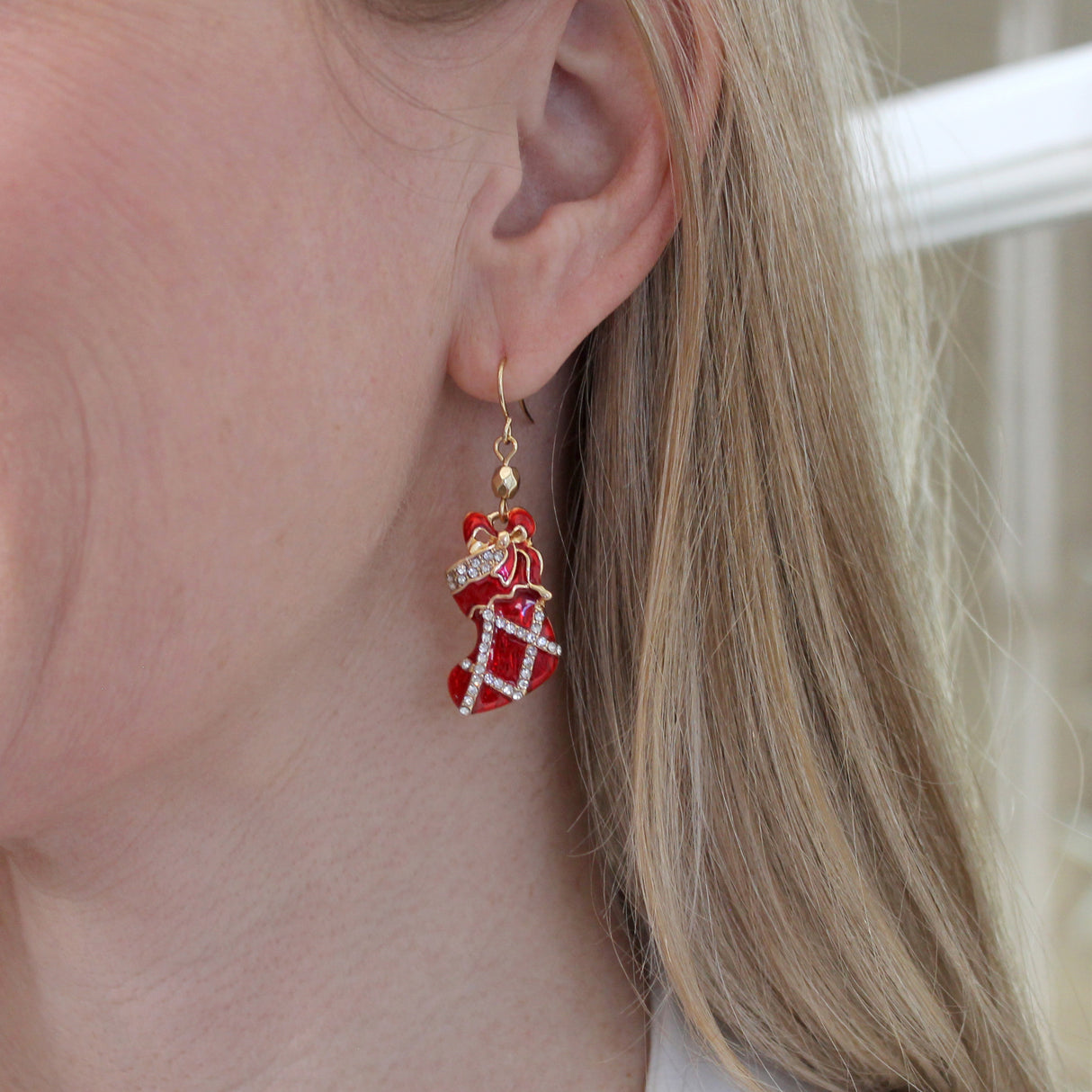 Vintage Stocking Earrings