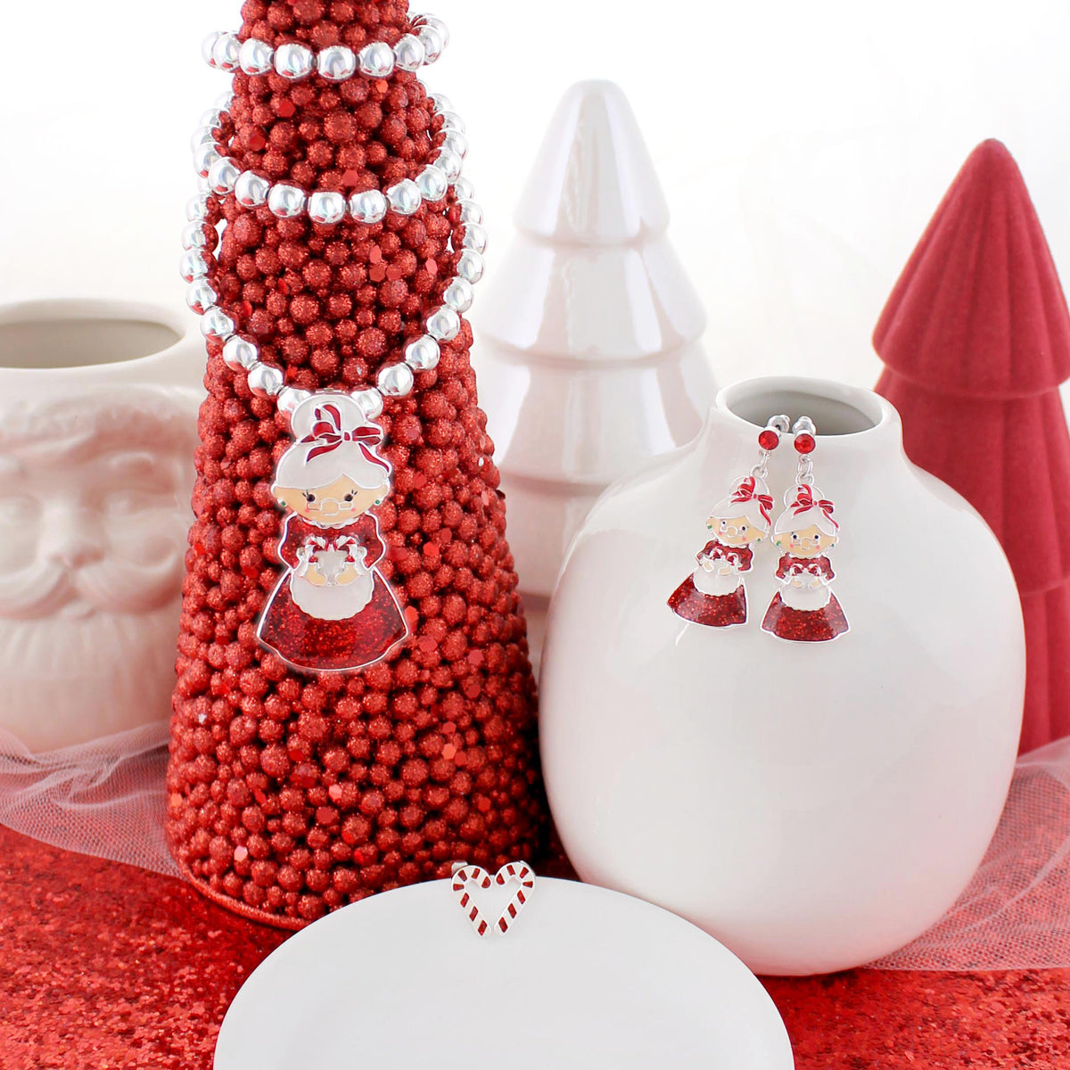 Mrs. Claus Convertible Pin/Pendant