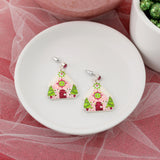 Cotton Candy Gingerbread House Earrings