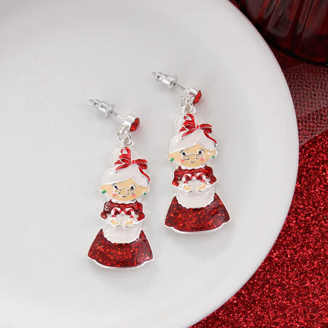Mrs. Claus Earrings