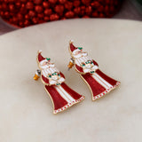 Saint Nick Dangle Post Earrings
