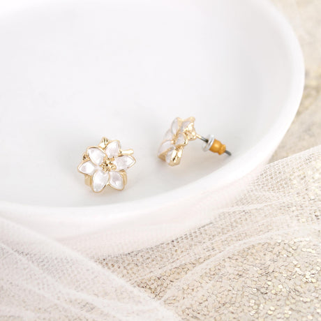 Easter Lily Stud Earrings