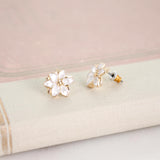 Easter Lily Stud Earrings