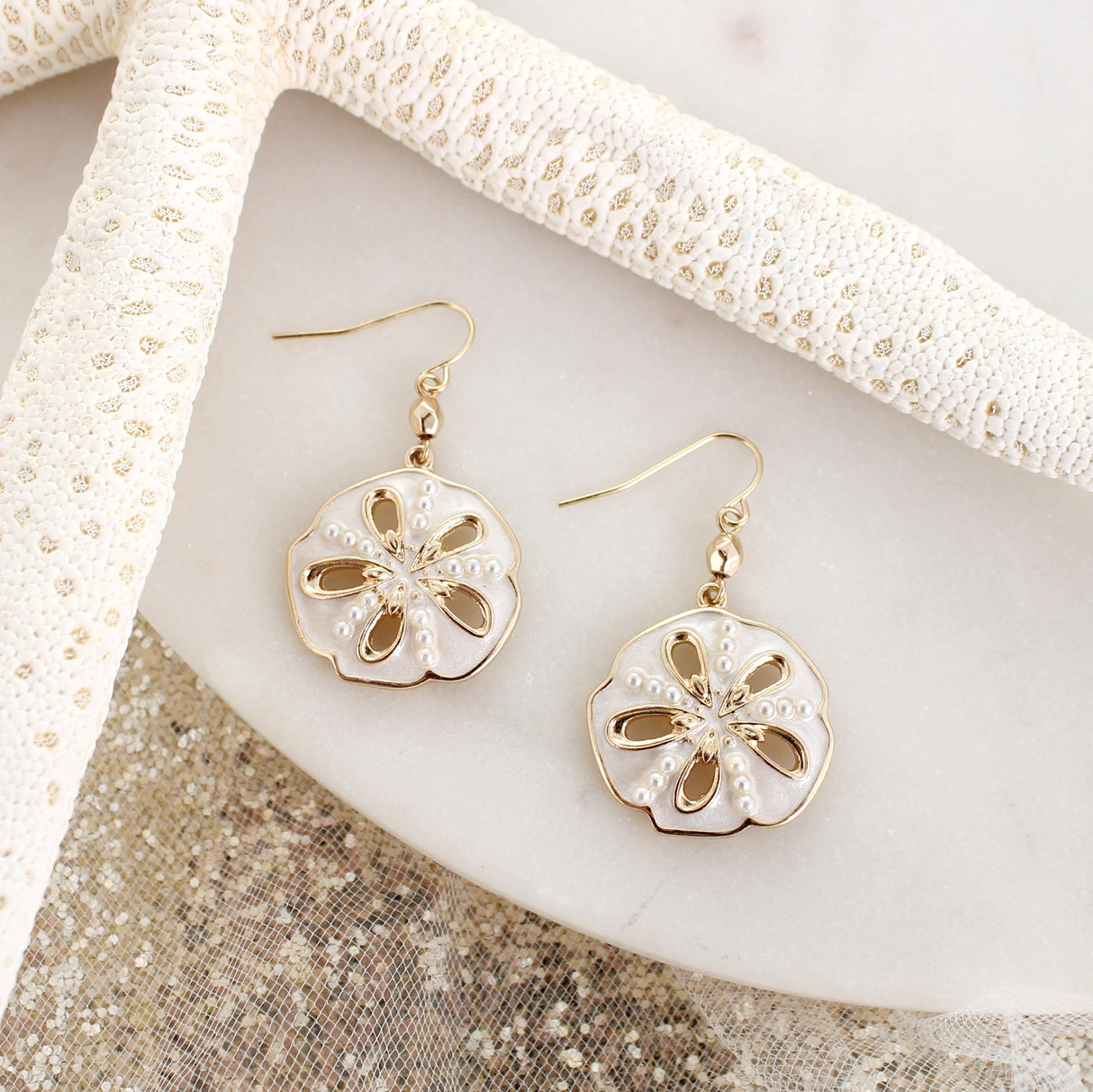 Sand Dollar Earrings