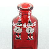 Crystal Snowman Christmas Gift Set