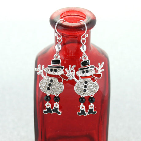 Crystal Snowman Christmas Gift Set