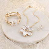 Easter Lily Stretch Bracelet