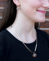18” Georgia Gold & Enamel Logo Necklace