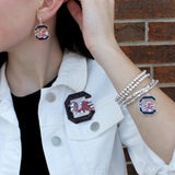 South Carolina Crystal Logo Convertible Pin/Pendant