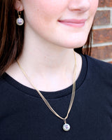 South Carolina Pearl Logo Hoop Earrings