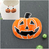 Enamel Jack-O-Lantern Halloween Gift Set