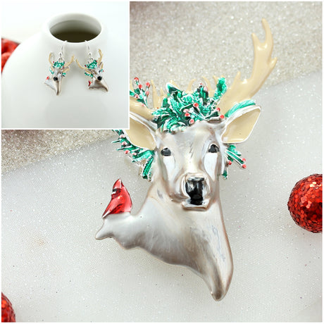 Ename Reindeer Head Christmas Gift Set