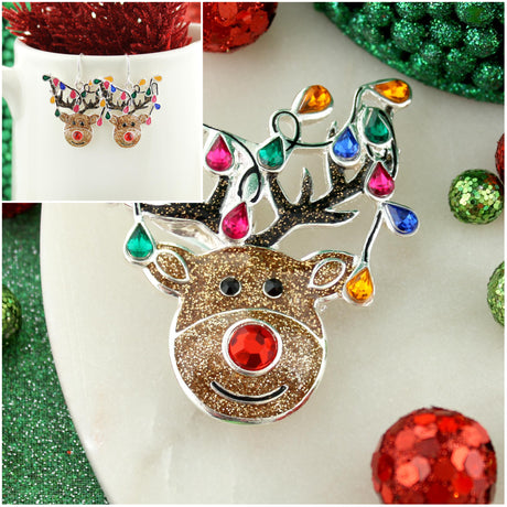 Whimsical Christmas Reindeer Gift Set