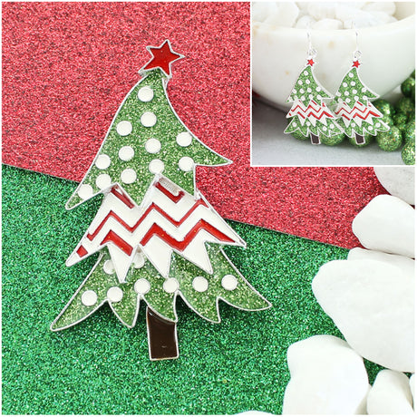 Funky Dangle Christmas Tree Gift Set