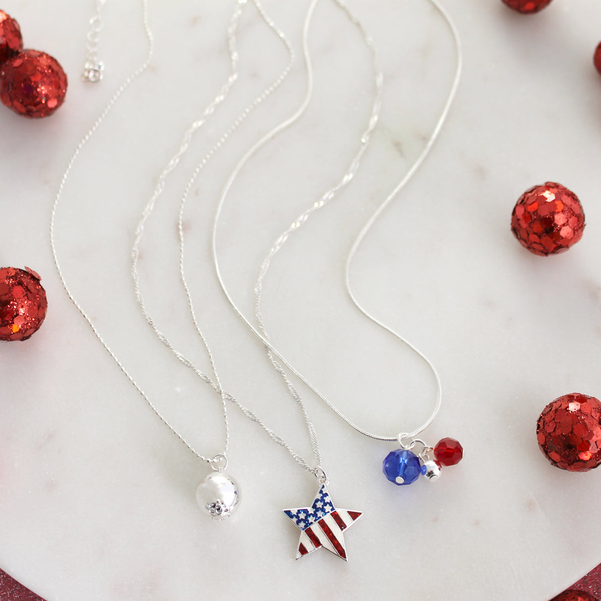 Patriotic Flag Star Trio Gift Set