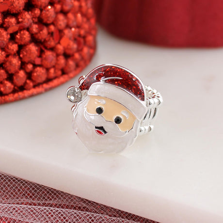 Santa Face Stretch Ring