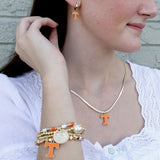 18” Tennessee Gold & Enamel Logo Necklace