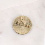 Enamel & Gold Christmas Nativity Pin/Pendant