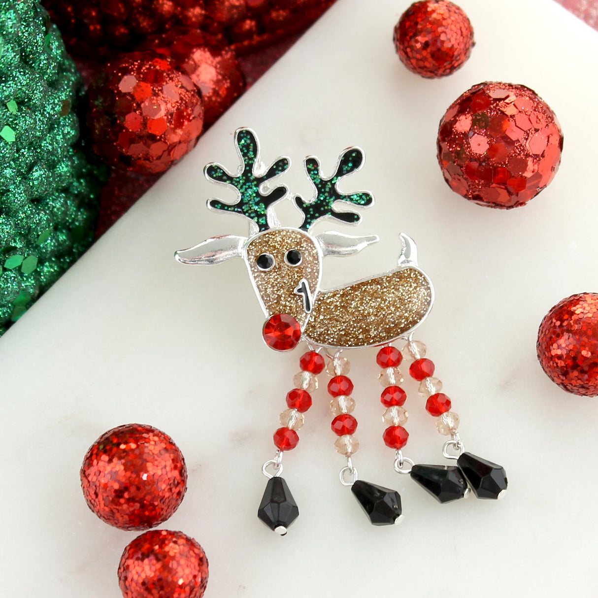 Dangle Leg Reindeer Christmas Gift Set