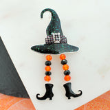 Dangle Leg Witch Hat Halloween Gift Set