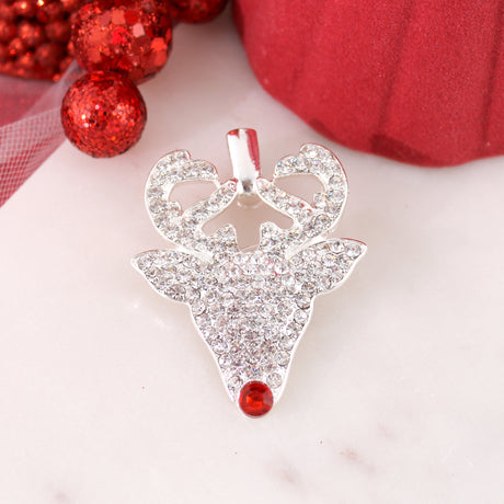 Crystal Reindeer Pin/Pendant