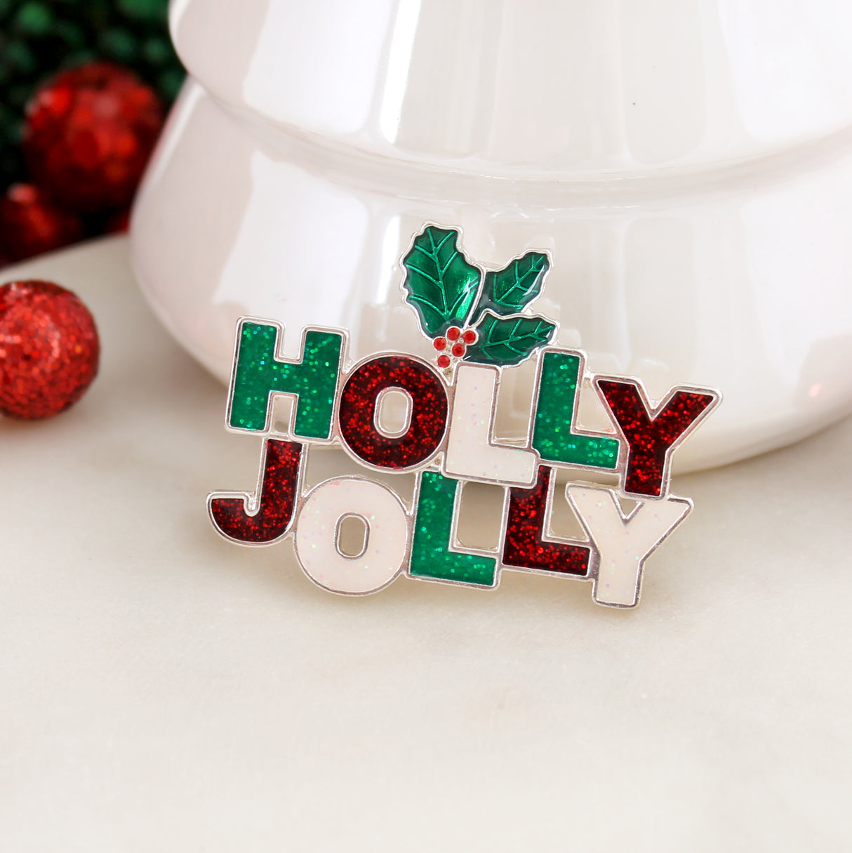 Holly Jolly Pin/Pendant