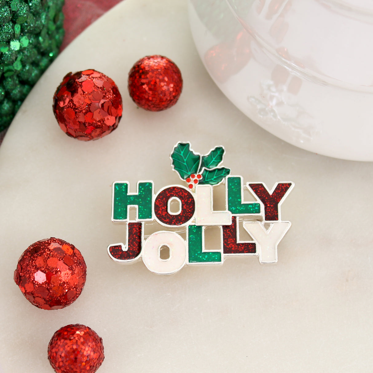 Holly Jolly Pin/Pendant