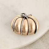 Mixed Metal Pumpkin Pin/Pendant