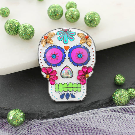 Sugar Skull Pin/Pendant