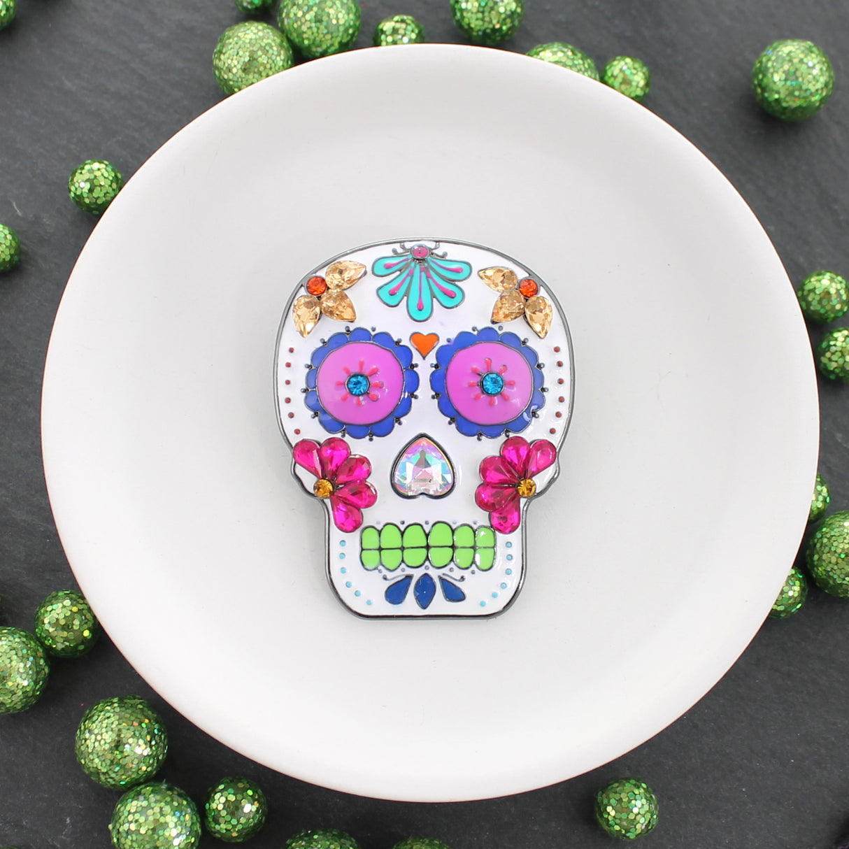 Sugar Skull Pin/Pendant