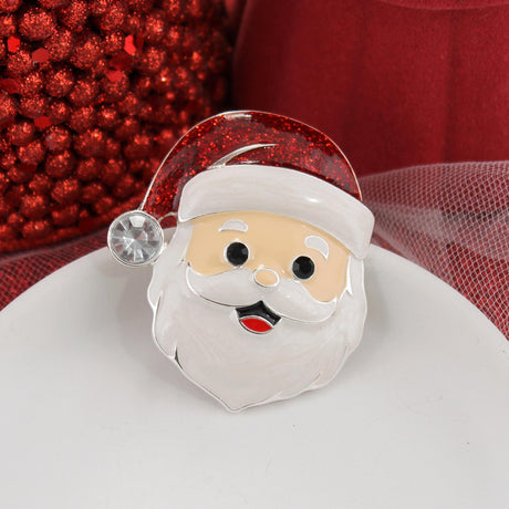 Santa Face Pin/Pendant