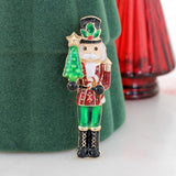 Vintage Christmas Nutcracker Pin/Pendant