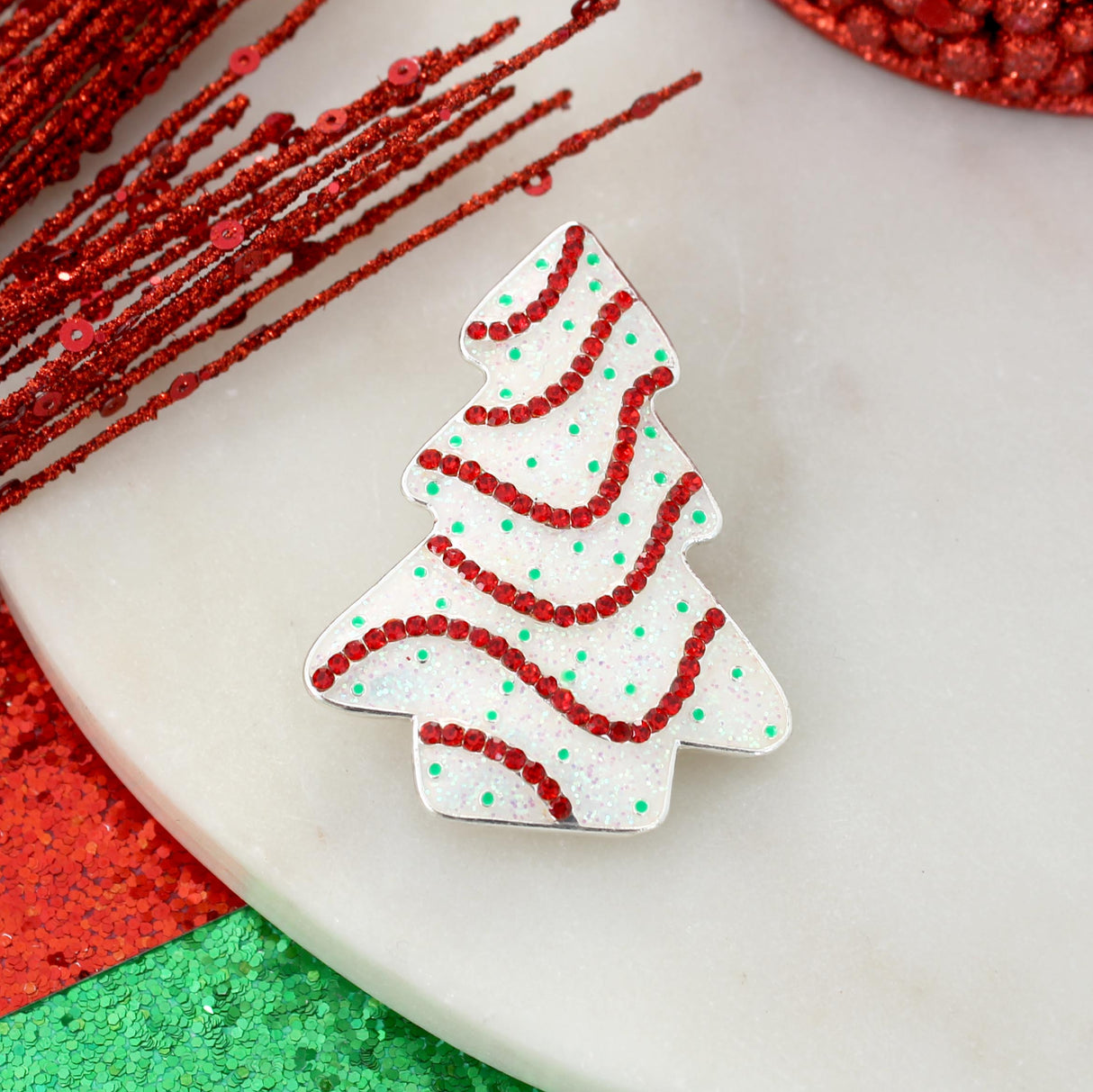 Sprinkle Christmas Tree Pin/Pendant