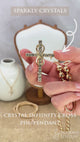 Crystal Infinity Cross Pin/Pendant