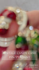 Vintage Candy Cane Pin/Pendant