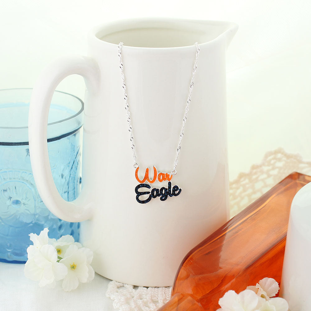 Auburn Slogan Necklace